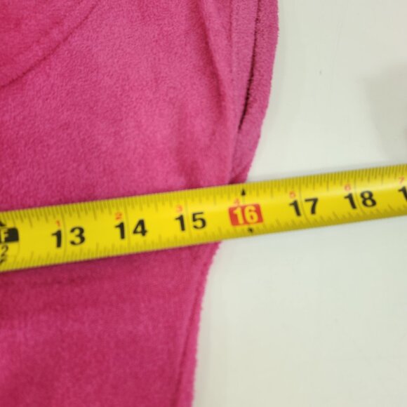 Vintage Pink Terry Cloth Short Sleeved Sweater made in Hong Kong - Picture 9 of 12